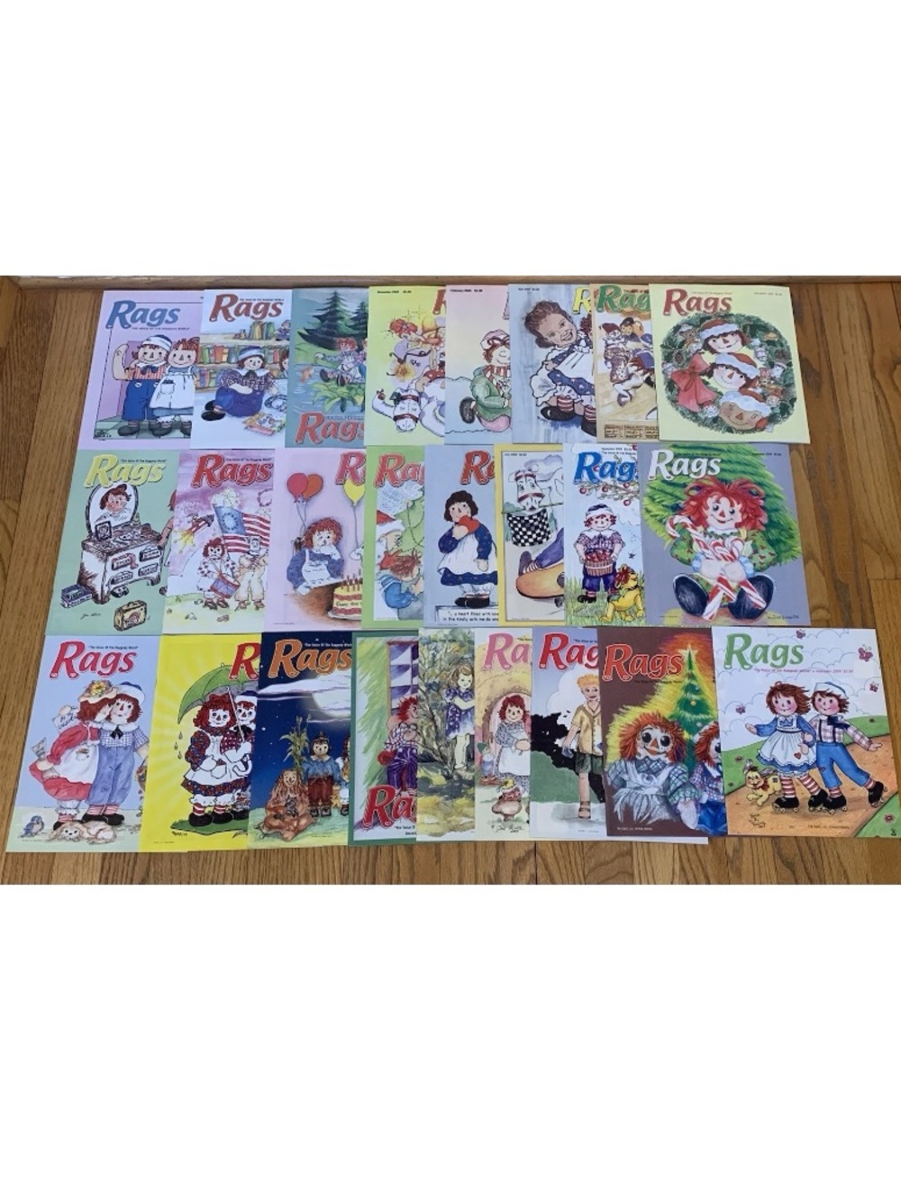 Vintage Collectible Raggedy Ann 25 Rags Magazines 2003 To 2008 Complete New